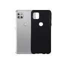 Motorola Moto One 5G Ace Matte Soft Silicone Case - Black