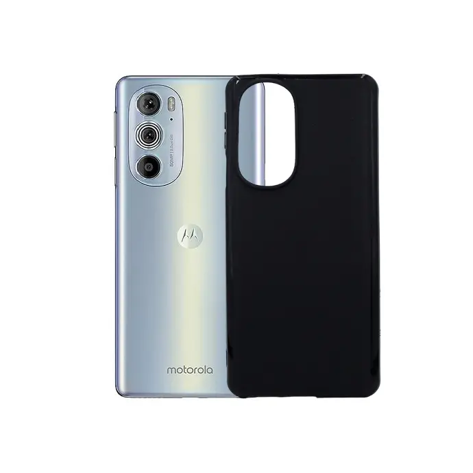 [PO14BMMEDGE30PR-1-2] Motorola Moto Edge 30 Pro Matte Soft Silicone Case - Black