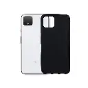 Google Pixel 4 Matte Soft Silicone Back Case - Black Protection