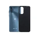 Motorola Moto E32 Matte Soft Silicone Case - Black
