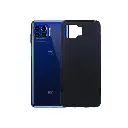 Motorola Moto One 5G Matte Soft Silicone Back Case (Black)