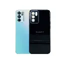 Oppo Reno 6 5G Glass Pouch Mobile Pouch (Black)