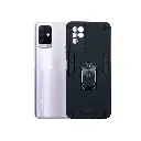 Infinix Note 10|Note 11i Armour Back Case (Black)