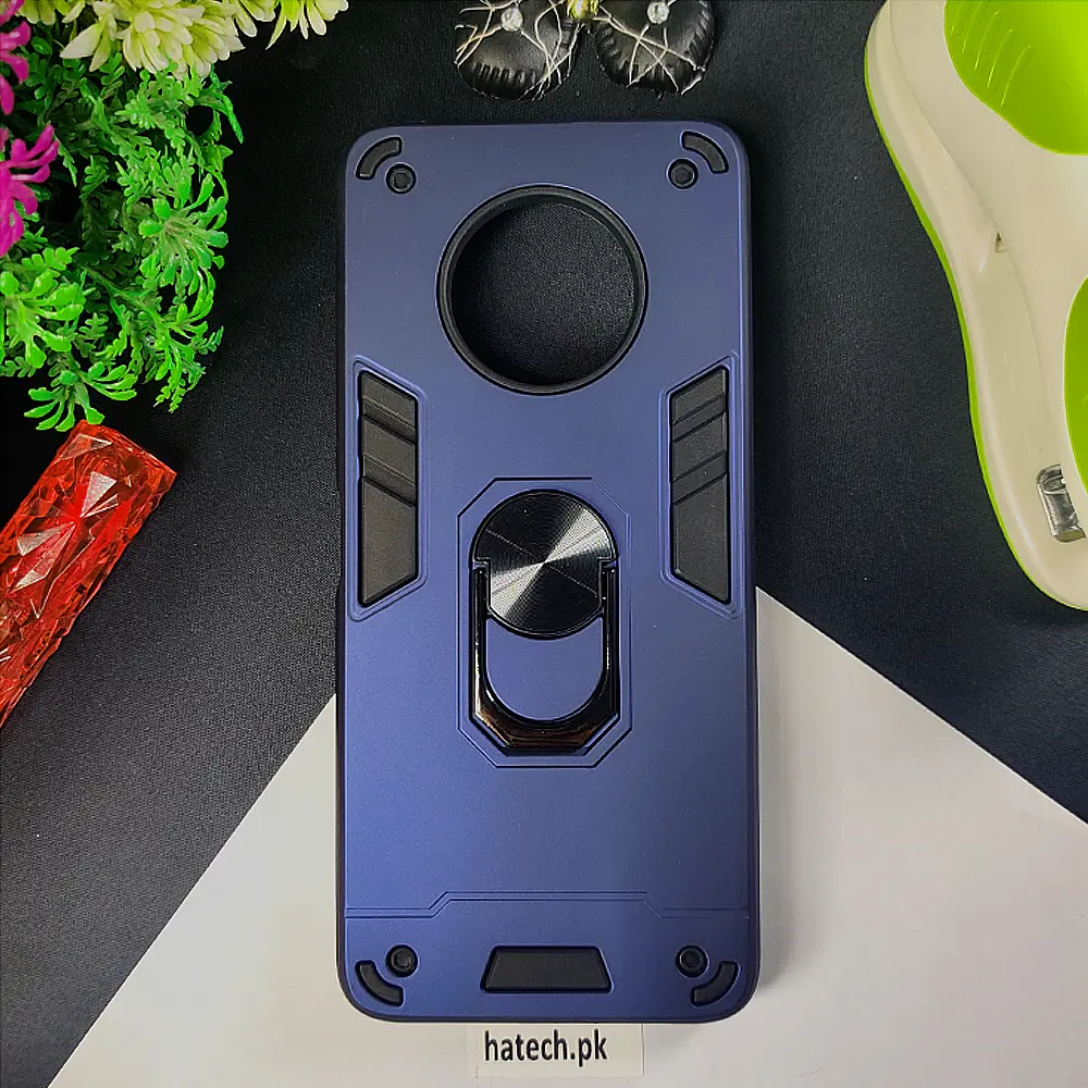 [PO39BINOT7-1-17] Infinix Note 7|X690 Armour Back Case (Navy Blue)