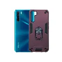 Oppo F15 Reno 3 Armour Back Case (Maroon)