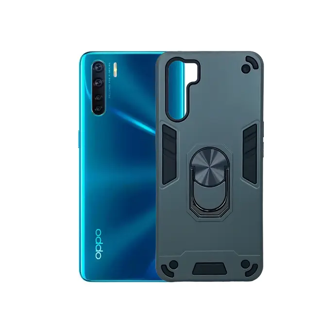 [PO39BOF15-1-19] Oppo F15 Reno 3 Armour Back Case (Army Green)