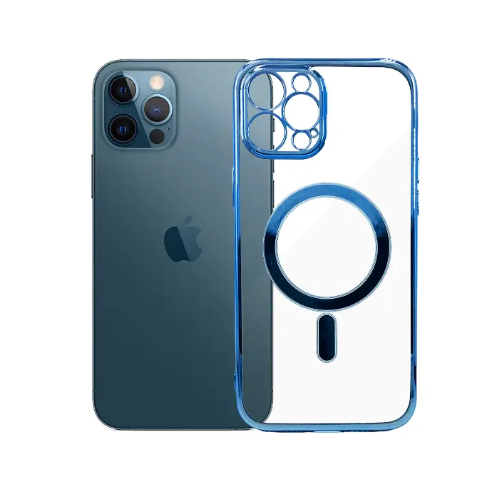 iPhone 12 Pro Max J-Case Magsafe Wireless Back Case (Sky Blue)