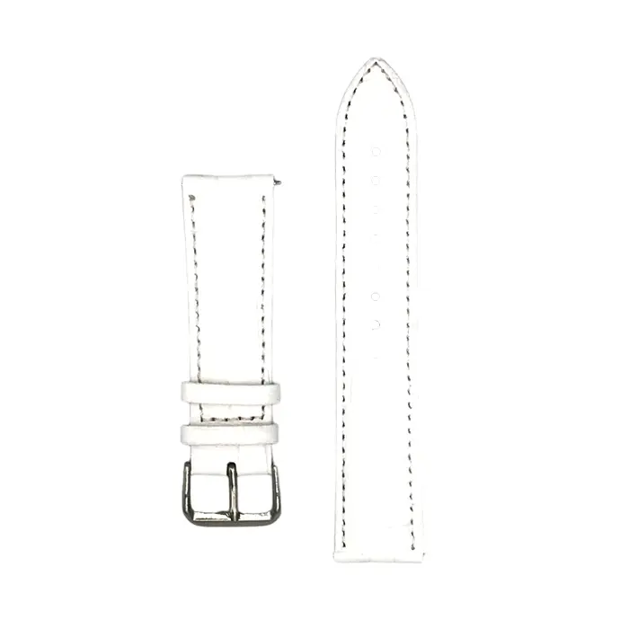 22MM leather Straps For Smart Watch (White)