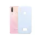 Vivo Y17 Y15 Y12 Y11 Silicone Matte Logo Back Case - White Design