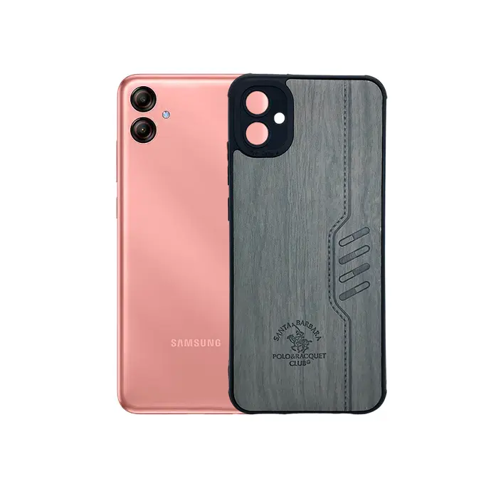 Samsung A04E|F04|M04 Santa Barbara Polo & Racquet Club Back Case (Gray)
