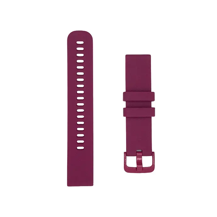 [WSRLM20-1-12] Silicon Rubber Straps for Smart Watch - 20mm - Purple