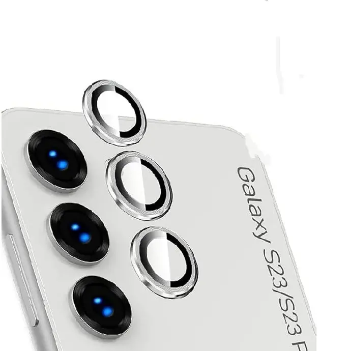 Samsung S23/S23 Plus Camera Rings - Silver | Premium Lens Protection