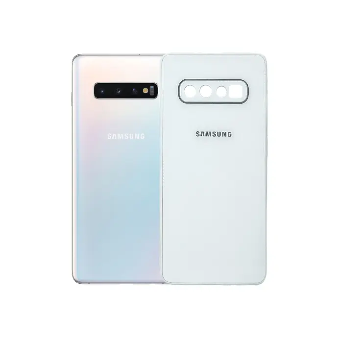 Samsung S10 Plus Back Glass Case (White)