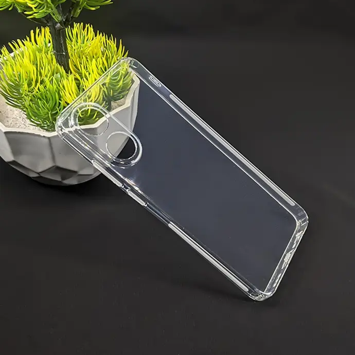 [PO7BOA78-3] Oppo A78 4G Dust Plug TPU|Transparent Back Case