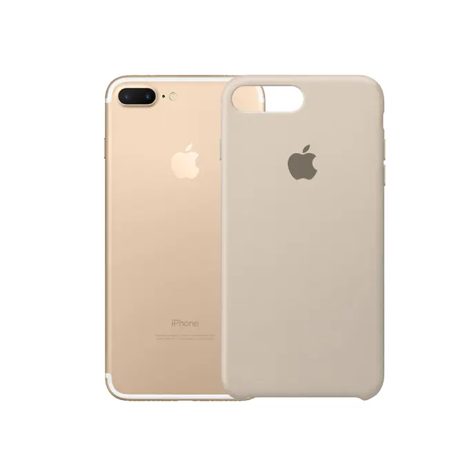 iPhone 7G Plus|8G Plus Original Official Soft Silky Case (Titaninum)