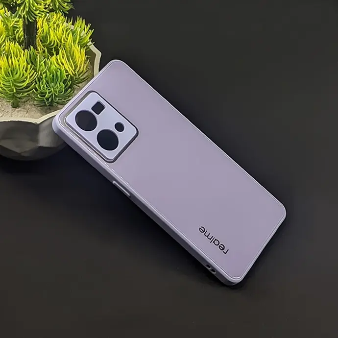 [PO43BOF21PR-1-29] Oppo F21 Pro 4G|Reno 7 4G Back Glass Case (Light Purple)