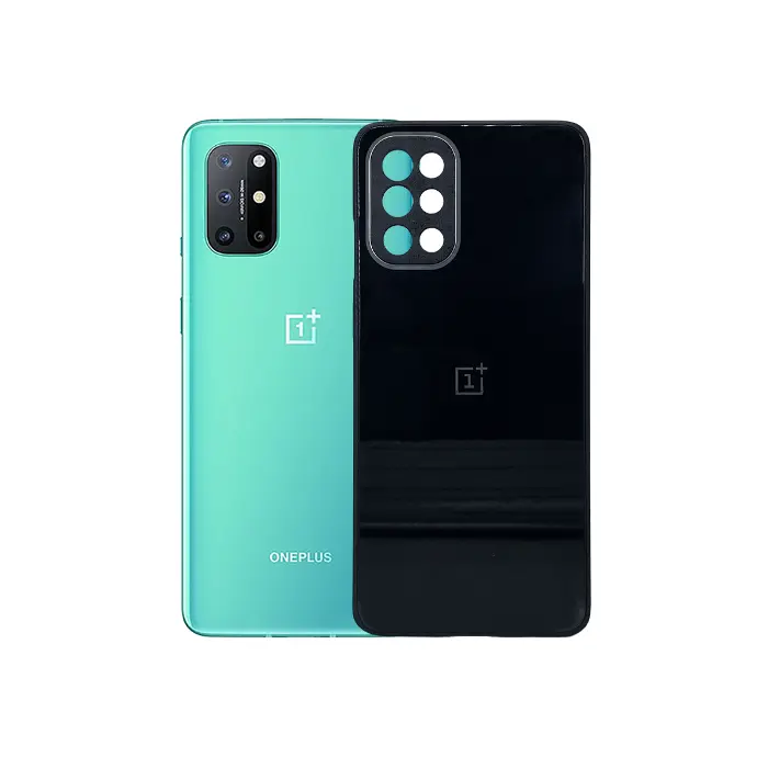 OnePlus 8T|OnePlus 9R Back Glass Case (Black)
