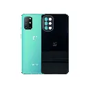OnePlus 8T|OnePlus 9R Back Glass Case (Black)