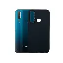 Vivo Y17|Y15|Y15|Y11 Soft Silicone Camera Ring Case Pro Cover (Black)