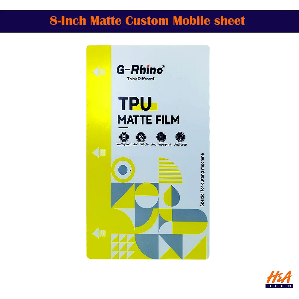 8-Inch Matte Mobile Custom Skin - Premium Protection & Style