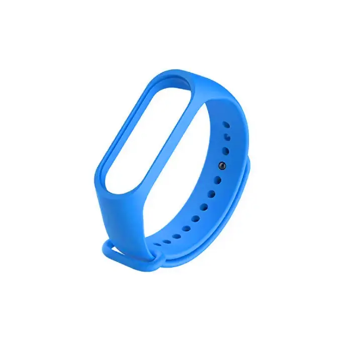 Xiaomi Redmi Mi Band 3/4/5/6 Silicon Rubber Straps - Blue, Stylish & Durable