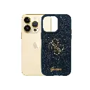 iPhone 14 Pro Max Guess Glitter Script Big-GSM Back Case (Black)