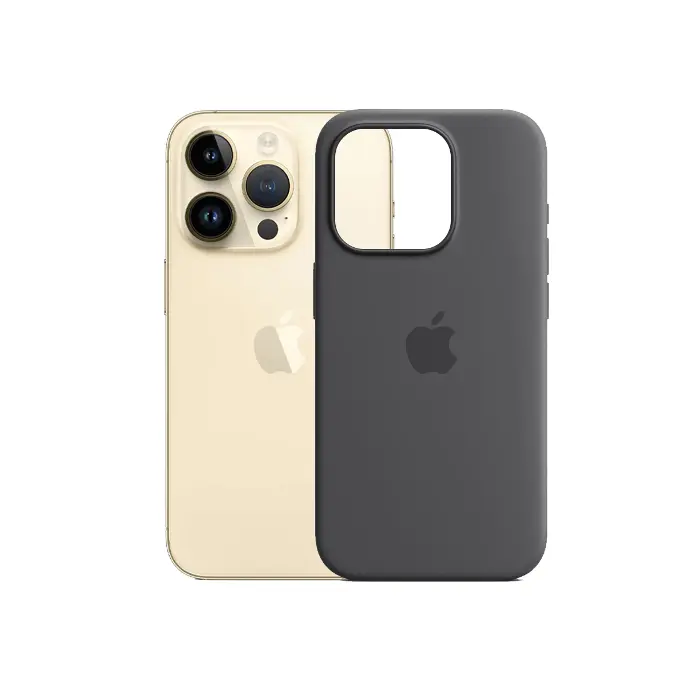 [PO23BIP15PR-1-36] Iphone 15 Pro Official Soft Silky Back Case (Titanium)