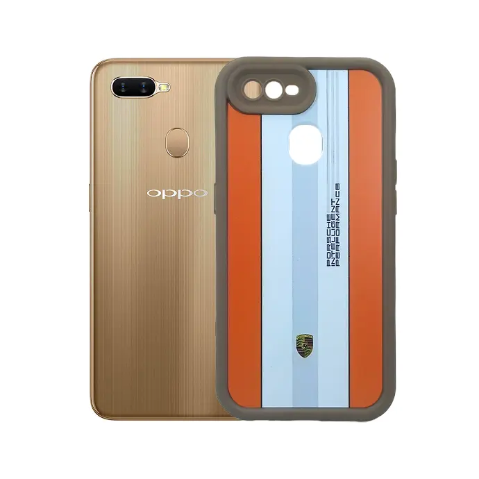 Oppo A5s|A7|A11K|A12|F9 Soft Silicone New Printed PRO Back Case (Brown)