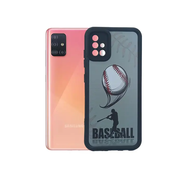 Samsung A51|M40s Soft Silicone New Printed PRO Back Case (Black)