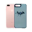 iPhone 7G Plus/8G Plus Casetify Printed Glossy Back Case (Bat)