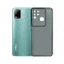 Infinix Hot 10s|Hot 10T Clear Colour Transparent Case (Gray)