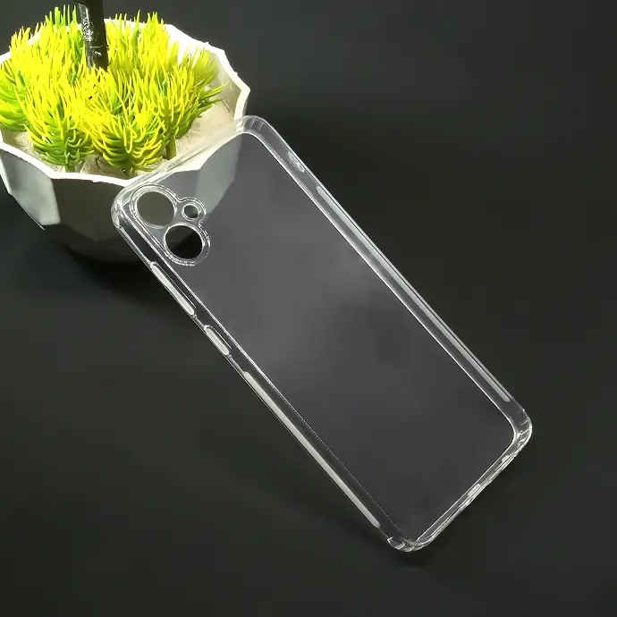 Samsung A05 Dust Plug TPU|Transparent Back Case 