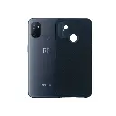 OnePlus Nord N100 Doated Texture Hard Leather Back Case (Black)