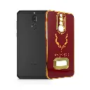 Huawei Mate 10 Lite Markhor Logo Chrome Back Case (Maroon)