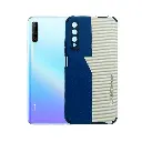 Huawei Y9s Huida Dual Leather Back Case (Navy Blue) - Stylish Protection