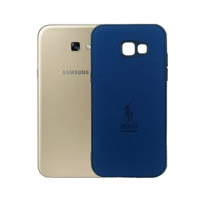 Samsung A520 (Polo) Ralph Laren Leather Back Case (Navy Blue)