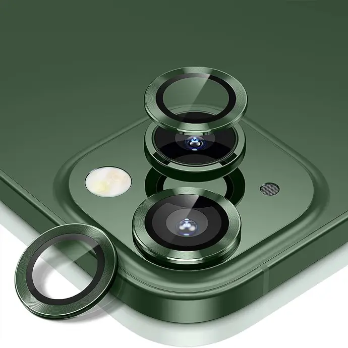 iPhone 13 Green Camera Ring - Stylish Lens Protection Accessory