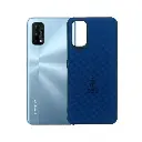 Oppo Realme 7 Pro (Polo) Ralph Laren Leather Back Case (Navy Blue)