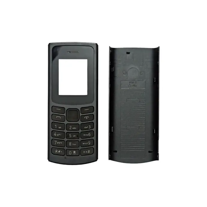 [HS6NK105 4G-3-2] Complete Black Body Replacement for Nokia 105 4G (2020) - Durable & Stylish