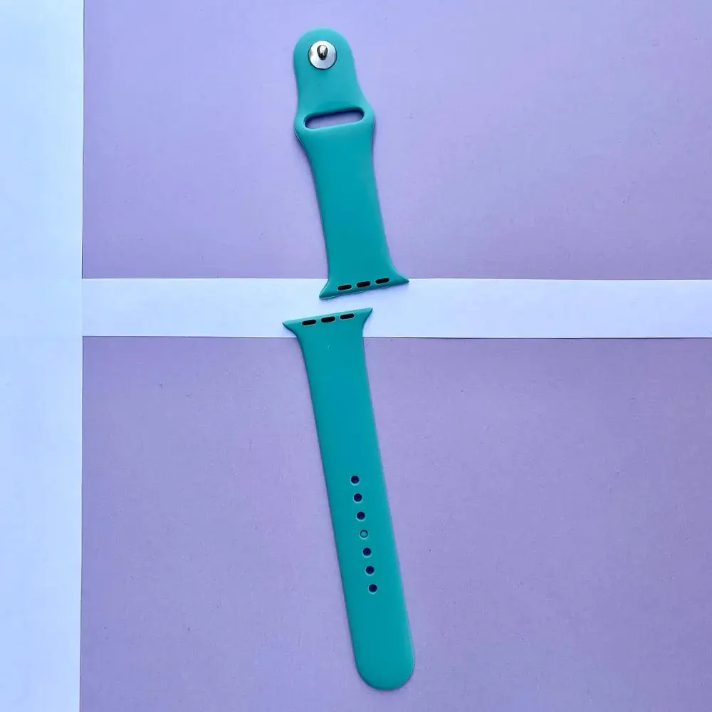 Silicon Rubber Ultra Straps for Smart Watch - Green, 42-49mm, Stylish & Durable