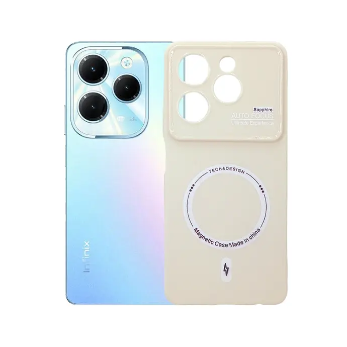 Tecno Spark 20 Pro & Infinix Hot 40 Printed Silicone Magnetic Back Case