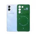 Vivo V29E 5G Green Soft Silicone Magnetic AutoFocus Back Case