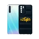 Oppo F15|Reno 3 4G 3D Puffer Back Print Soft Silicone Back Case (Black)