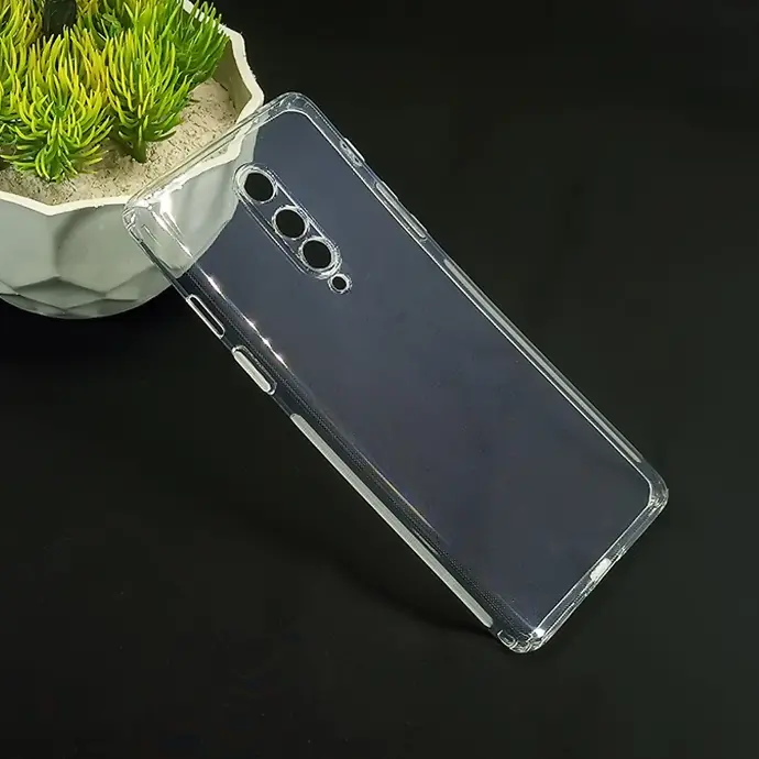 [PO7B1PL8-3] OnePlus 8 Dust Plug Transparent Back Case