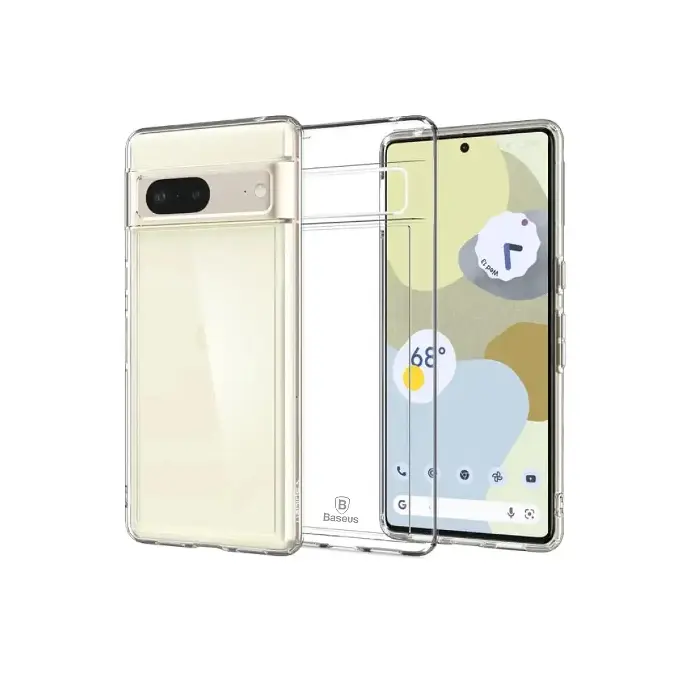 [PO24BGPXL8PR-4] Google Pixel 8 Pro Transparent TPU Case – Slim Clear Back Cover