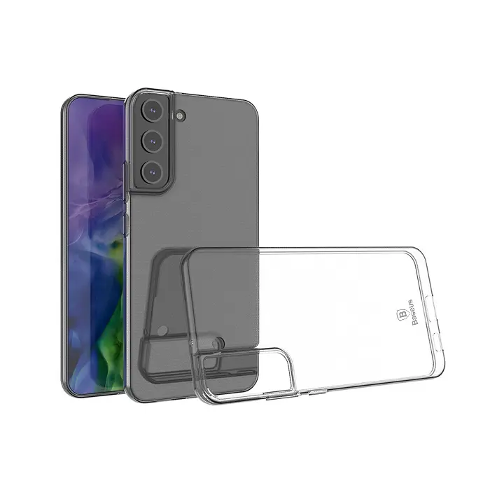 [PO24BSS22PL-4] Samsung S22 Plus 5G Transparent TPU Case – Baseus Copy Slim Clear Cover