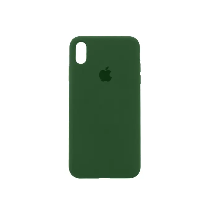 Army Green Soft Silky Back Case for iPhone X/XS – Slim Protective Cover