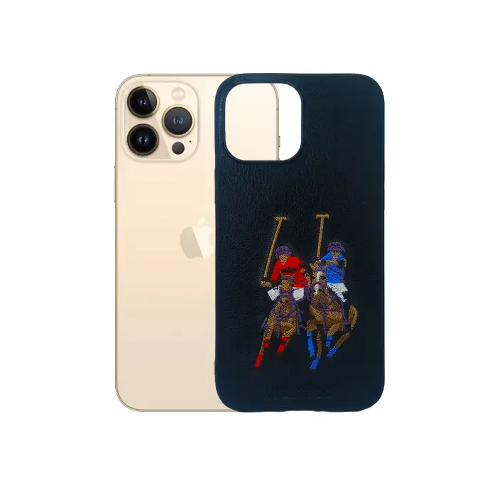iPhone 13 Pro Max Santa Barbara Polo & Racquet Club Back Case (Black)