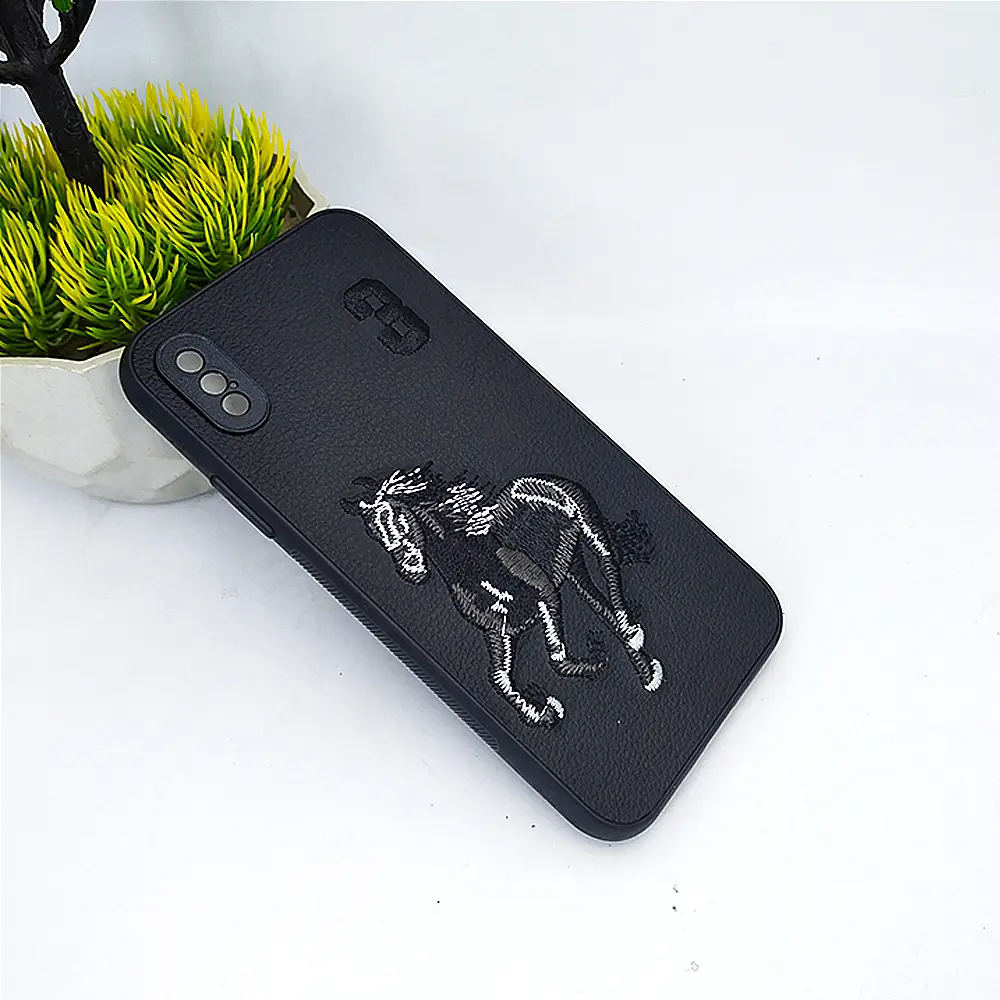 [PO43BIP8X-2-2] iPhone XS|X Santa Barbara Polo & Racquet Club Back Case (Black)