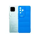 Vivo V30 5G Puffer Soft Silicone Back Case (Blue)